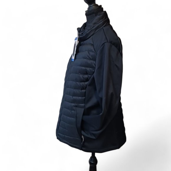 New 32 Degrees Heat Women’s Ultra Light Mixed Media Jacket – Size L - Picture 8 of 11